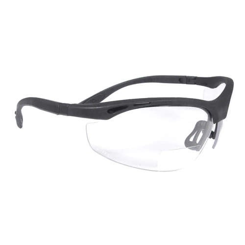 Clear 2.5 Lens Cheaters Bi-Focal Safety Glasses
