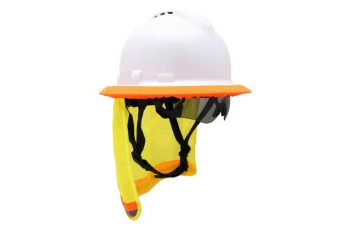 Hard Hat Neck Shade Side View