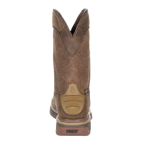 Rocky Iron Skull Composite Toe Boots Back View