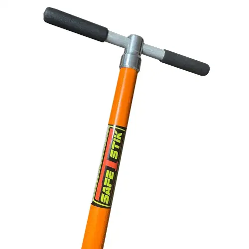 Extendable magnetic safety tool T bar view