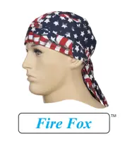 Weldas® Fire Fox™ Patriotic Cotton Doo-Rag – Mesh Lined, Sweatband (23-8012)