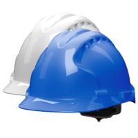 Type II Hard Hat with HDPE Shell, EPS Impact Liner, Polyester Suspension and Wheel Ratchet Adjustment