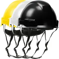 Industrial Helmet, Mips Technology, Wheel Ratchet, 4-Point Chin Strap, OS
