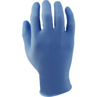 Blue Disposable Medical Grade Powder Free Nitrile Gloves, Medium 100/Box