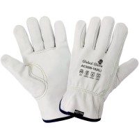 Cut & Hypodermic Needle Resistant Gloves, Leather Drivers Glove, ANSI Cut Level A9 Palm