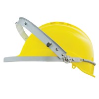 Bullhead Safety™ Head Protection - Aluminum bracket for cap style hard hats