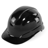 Bullhead Safety™ Head Protection - Black cap style hard hat, unvented