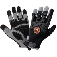 Hot Rod Gloves  - Premium Cut and Impact Resistant Mechanics Gloves, TPR impact protection