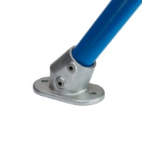 Angle Base Flange; Size:  1"ID/1.315"OD Pipe