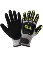 Vise Gripster® C.I.A. - TPU impact protection gloves, Hook & Loop closure, ANSI cut level A2