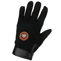 Hot Rod Gloves  - Performance sports style glove, flexible spandex over AireFlex  synthetic leather, Hook & Loop closure, G pattern padding in palm 9(L)