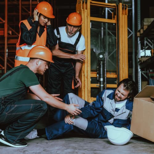 Injured Warehouse Worker