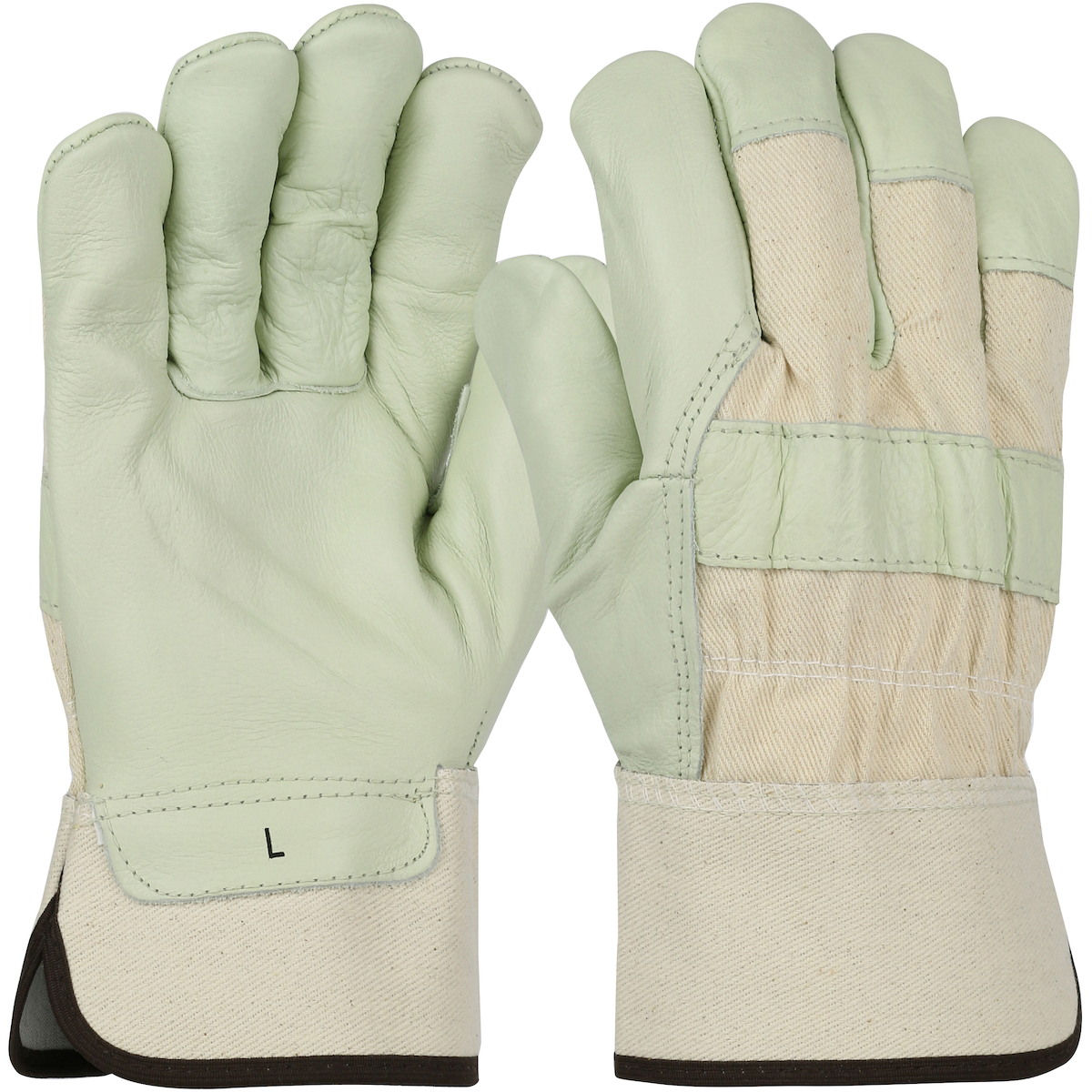 Grain Leather Palm Gloves