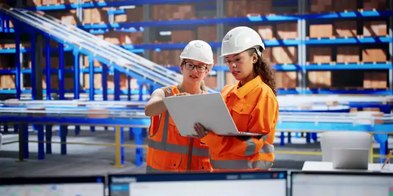 Facility Safety Audit being conducted in warehouse