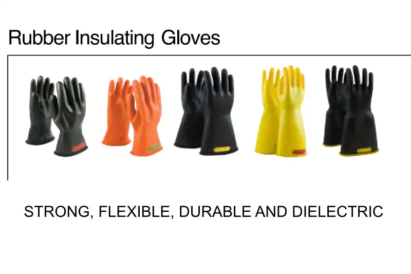 Rubber Insulated Gloves for Electricians