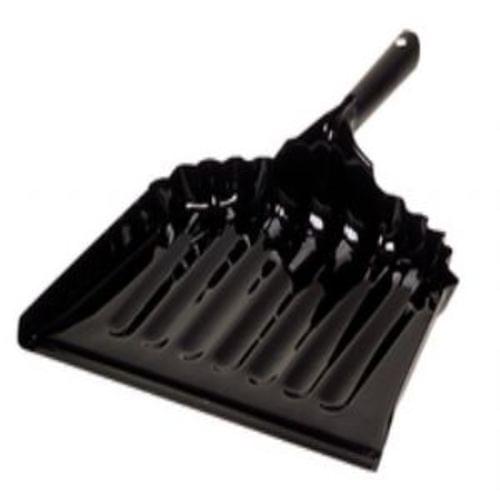 DUSTPAN WIDE METAL 12IN BLACK