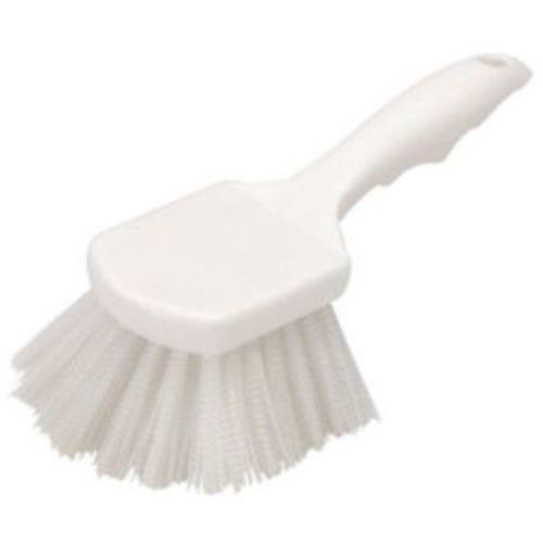 BRUSH UTILITY SCRUB NYLON 9 IN WHITE