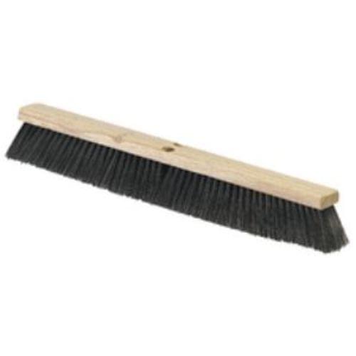 BROOM FINE MED SWEEP BLACK PPY 24 IN