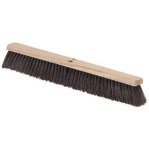 BROOM HEAVY DUTY SWEEP MAROON PPY 24 IN
