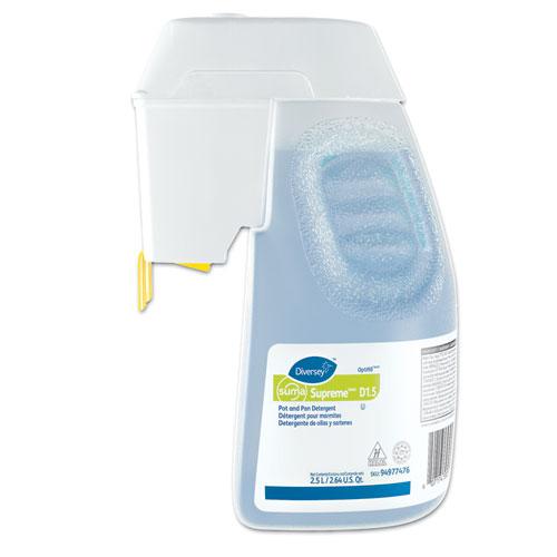 Supreme Concentrated Pot and Pan Detergent, Floral Scent, 2.6 qt Optifill System Refill