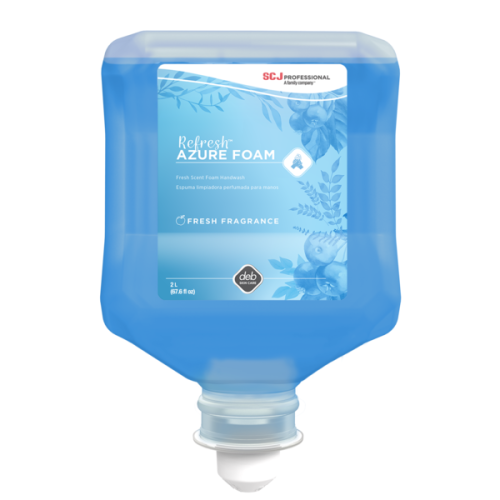 Refresh Azure Foam Soap, 2 LT, 4/cs (SJNAZU2LT)