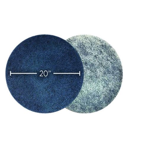 EZ Care Polishing Pad, 20" Diameter, Black/Gray, 2/cs (SJN311182)