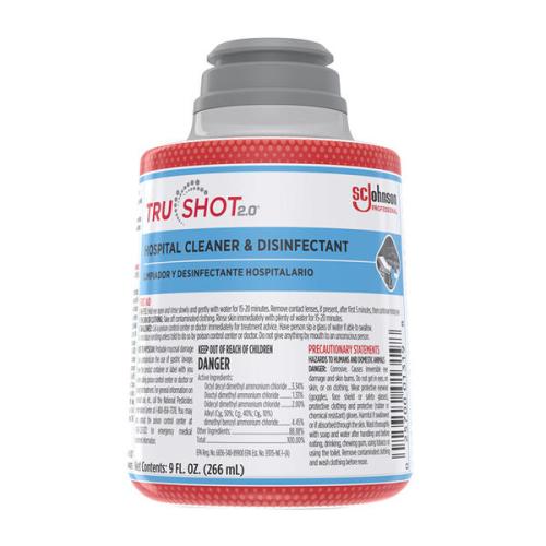 TruShot 2.0® Hospital Cleaner & Disinfectant, 9 oz. cartridge, 4/carton (SJN379848)