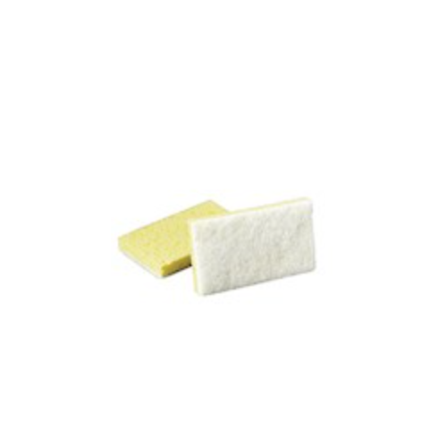 Sponge #63 Light Duty Scrubbing w/ White Pad 5 /pkg