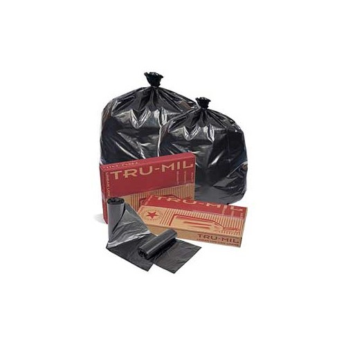 PITTM65XK 60 GALLON BLACK TRU-MIL LINERS