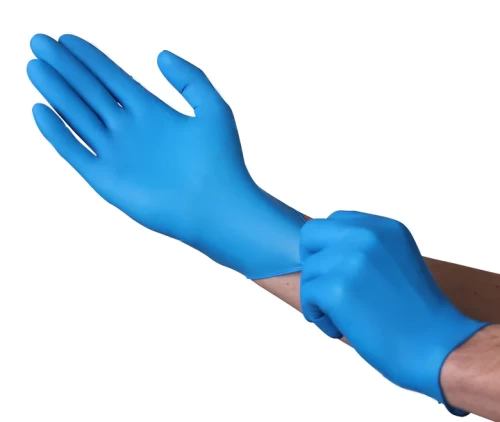 Nitrile Multi-Purpose Gloves, Small, Blue, 4-Mil, Powder-Free (100/Box)
