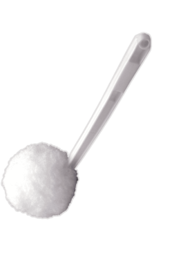 Bowl Mop, 12", White, Deluxe