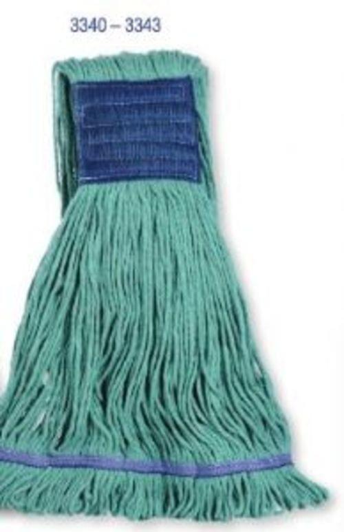 Recycled Blend Mops, Large, Green, 5" Headband