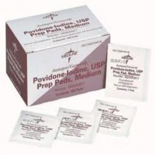 "Pad,prep,povidone/iodine,medium,1m/cs"
