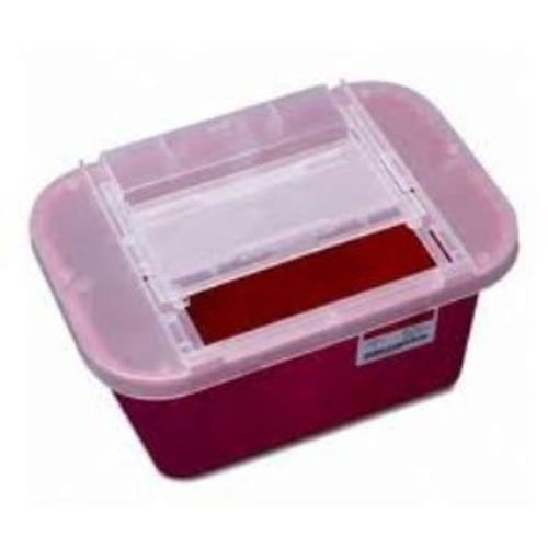 "Container,sharps,1 ga.,red,wall/free"