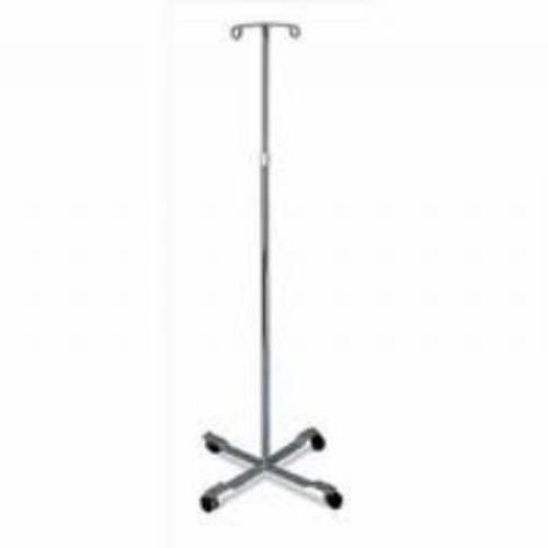 "Pole,iv,standard,2 hook,4 casters"