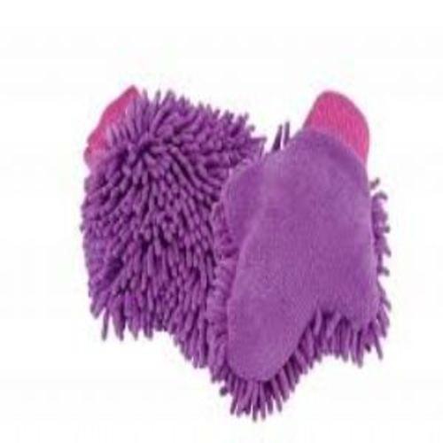 "Duster,mitt,microfiber,duel sided,purple"