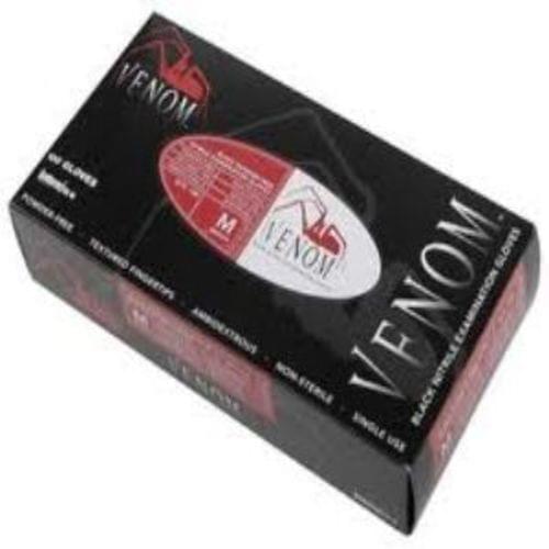 "Glove,exam,nitrile,venom,black,pf,lf,xs"