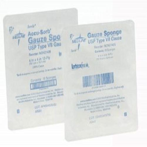 "Gauze,sponge,4""x4"",8ply,strl,lf,2/pk"