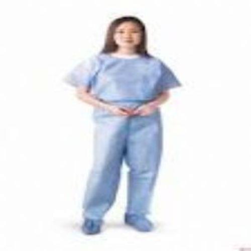 "Shirt,scrub,round-neck,blue,2xl,disp"