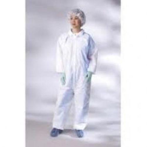 "Coverall,brthbl,elastc wrst/ankl,wht,xl"