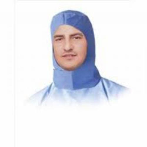 "Hood,surgeon,mlti lyr,tie under chin,blu"