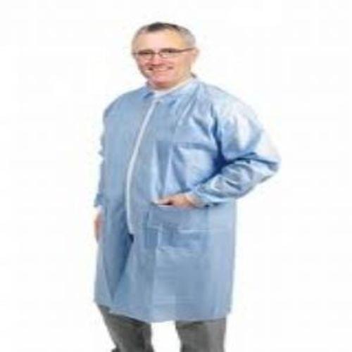 "Lab coat,mltilyr,knt cf/trdcolar,blue,xl"