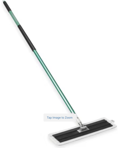 3M Flat Mop Kit, Quick Change Connection, Cut-End, Green/Black, Microfiber, 55593