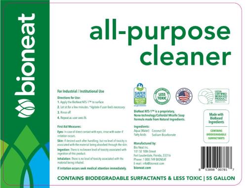 Bioneat All Purpose Cleaner 12-32oz/case