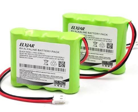 6V 2700mAh Alkaline Battery Replacement for ES8 Hand Sanitizer Dispenser L91VP-F4C GPRHORW01018 Non-Rechargeable