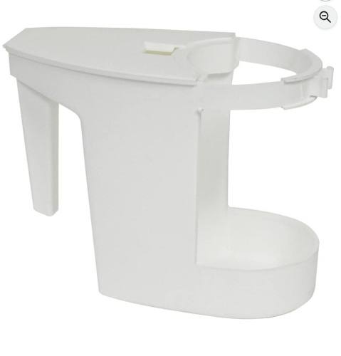 Caddy, Mop, Toilet Bowl, White