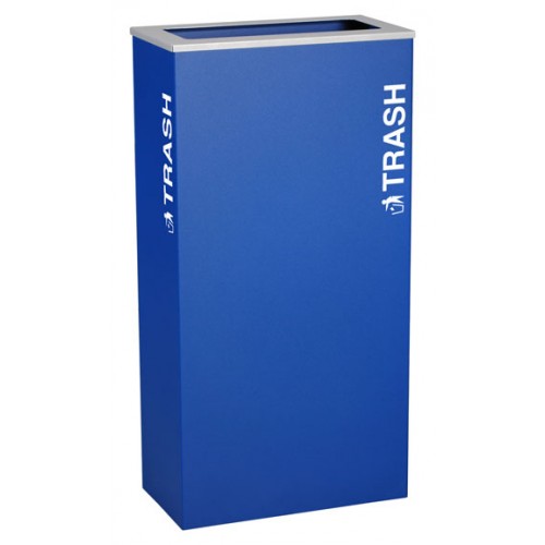 Rectangular Trash, Steel, 17 Gal. Royal Texture