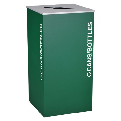 Square Cans/Bottles, Steel, 36 Gal. Emerald Texture