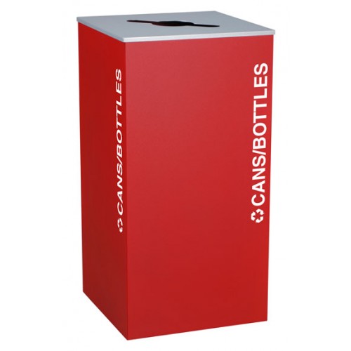 Square Cans/Bottles, Steel, 36 Gal. Ruby Texture