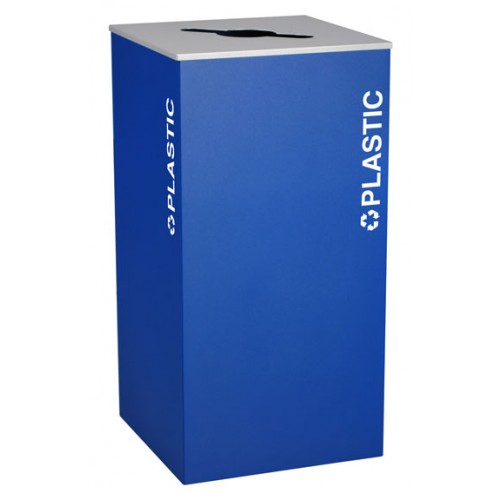 Square Plastic, Steel, 36 Gal. Royal Texture